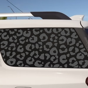 Fits 2018-2023 GMC Acadia Rear Side Window Leopard Cheetah Print Decal Sticker