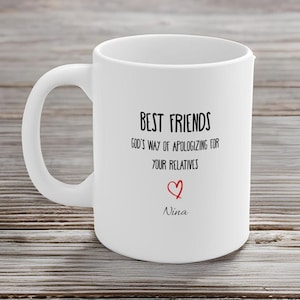 Beste vrienden koffiemok, beste vrienden cadeau, vriendschap mok.