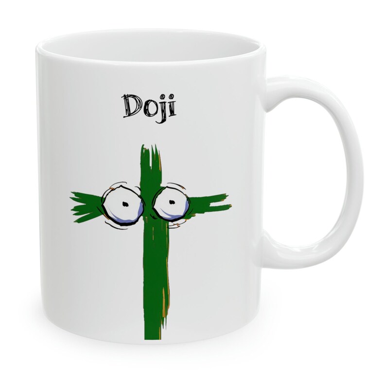 Doji Candlestick Coffee Mug: Stock Market Trader Gift image 6