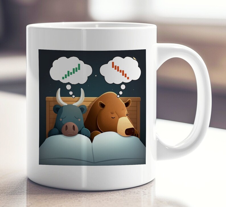 Stock Market Dreams Coffee Mug: Day Trading Gift image 2
