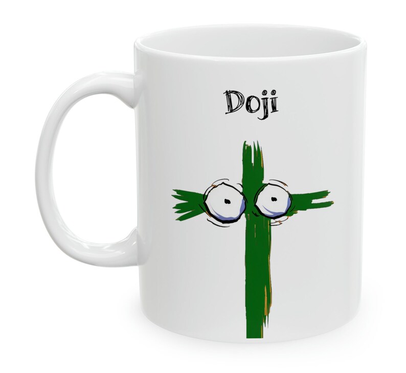 Doji Candlestick Coffee Mug: Stock Market Trader Gift image 5