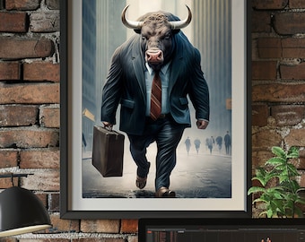 Poster del Toro di Wall Street