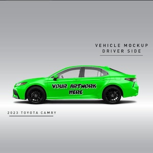 Vehicle Mockup - 2023 Toyota Camry