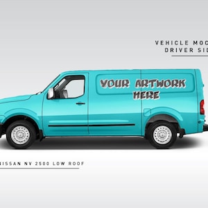 Vehicle Mockup - 2016 NV 2500 Low Roof