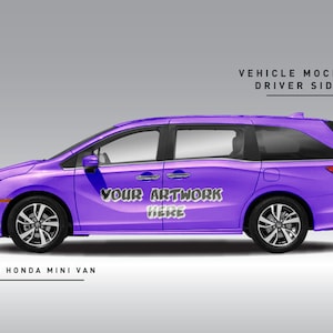 Vehicle Mockup - 2020 Honda Odyssey Mini Van