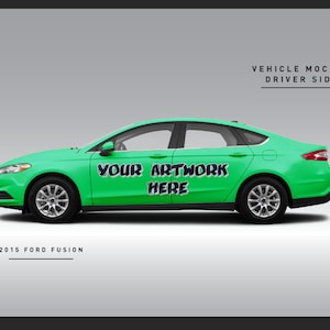 Vehicle Mockup - 2015 Ford Fusion