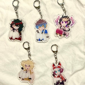 Nijisanji EN Luxiem Vtuber Double Sided Acrylic Charm Keychain Vol. 1