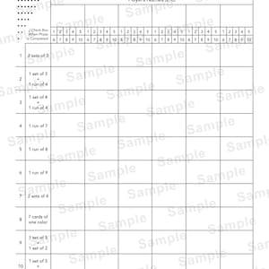 Phase 10 Game Sheet, Score Sheet Players 2-6, Game Night Printable Instant Download, Letter Orientation, Print at Home, Family Night, Games