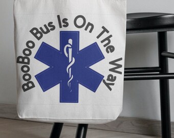 Tote Bag - BooBoo Bus Ambulance