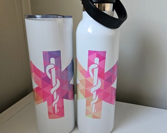 Pride EMS tumbler- with or without words