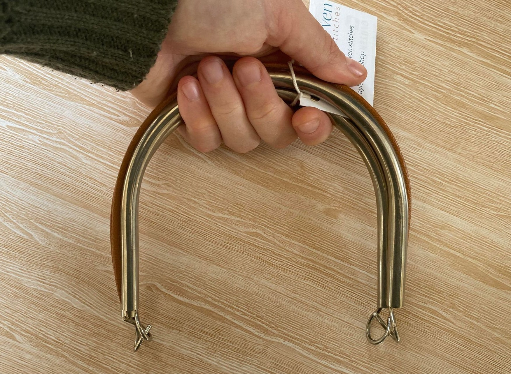 Metal Ring Bag Handles (Gold)  DIY Bag Hardware – Flora Street