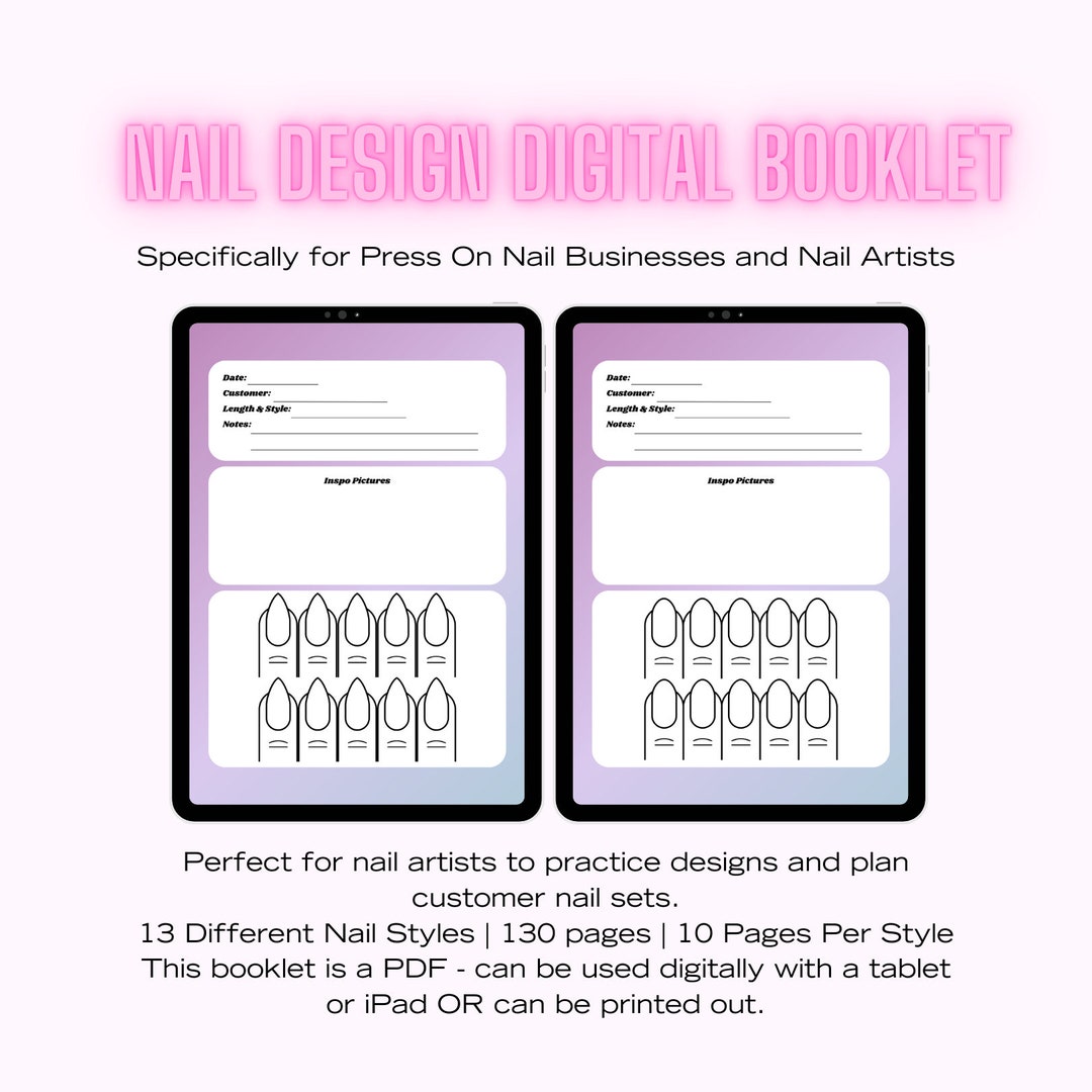 Every Nail Shape Template Nail Design Practice Nail Artist Design Every Nail Shape Template Nail Design Practice Nail Artist Design