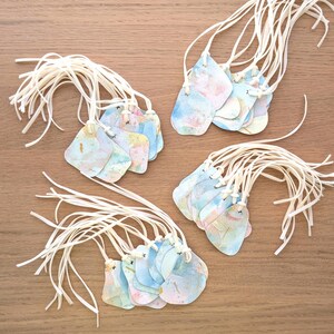 Handgeschilderde Pebbles - Cadeaukaartjes, naamkaartjes, Gratitude Pebbles-aquarelpapier