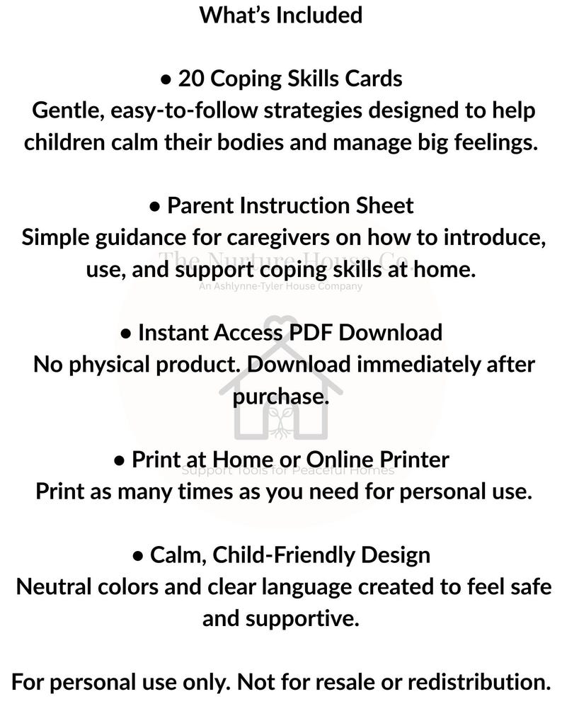 Coping Skills Cards for Kids | Calm Down Cards | Emotional Regulation ...