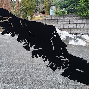 Vancouver Island DXF Datei mit Lake Details