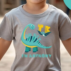 Oh Hey TK∙1st Day of TK Shirt∙Back to School∙Personalized Shirt∙Dinosaur Shirt∙Make a new friend on the first day of school shirt∙Custom Tee