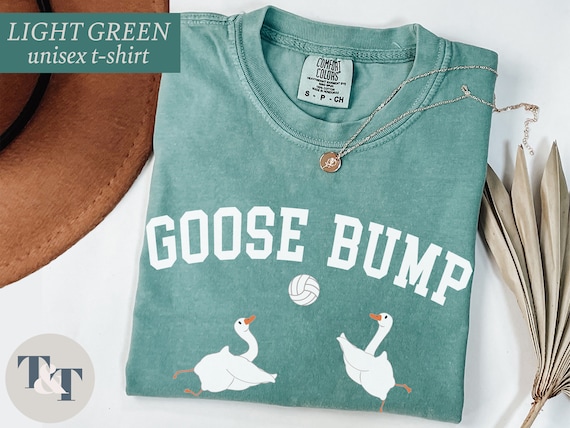 Goose Bump Summer League T-Shirt, Customizable Comfort Colors® Shirt, Funny Volleyball Team Shirt, Goose Bump Sweater, Volleyball Team Gift