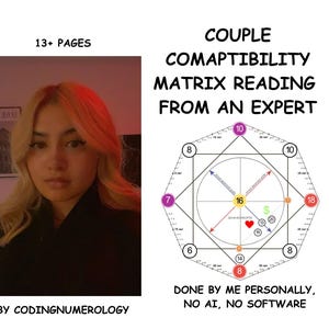 New l COUPLE COMPATIBILITY READING done by me I New Service I Destiny Matrix Couple Compatibility Report w bonus synastry report (astrology)