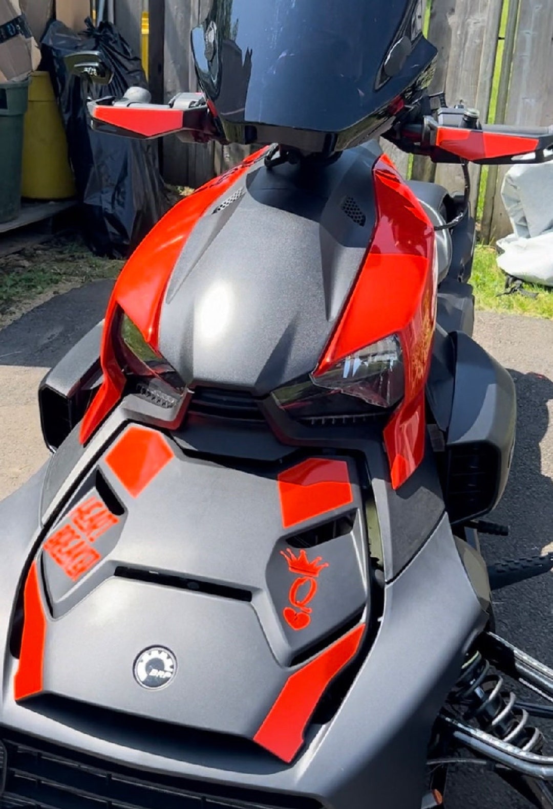 Hand Guard Decals Custom Decals Ryker Motorcycle Custom Vinyl Decal ...