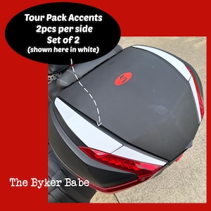 Sling Mods Tour Pack set of 2 Decal Ryker Motorcycle Custom Vinyl Decal  personalize your ride accent OEM colors Can Am Ryker Sling Mods