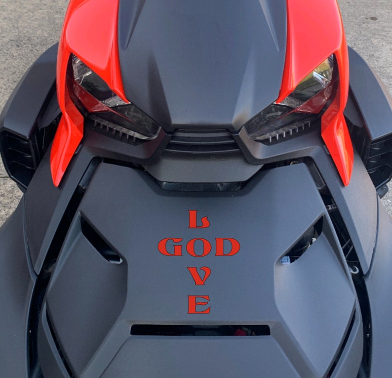 Faith Decals Ryker Spyder Motorcycle Custom Vinyl Decal Etsy