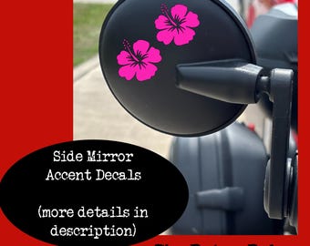 Ryker Can Am Mirror Decal Set, Ryker Motorcycle Custom Vinyl Decal  personalize your ride accent OEM colors Can Am Ryker, choose your design