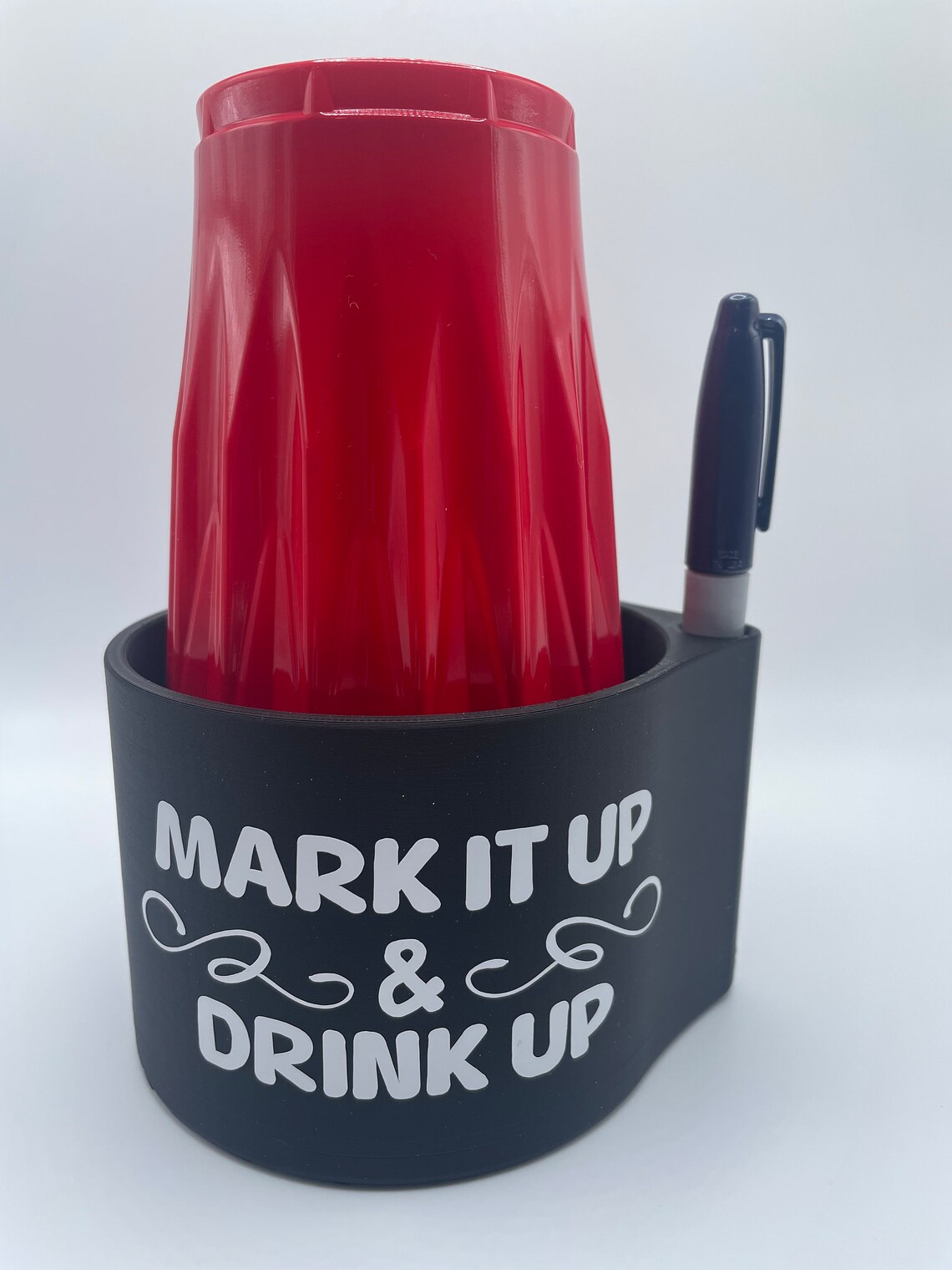Solo Cup Holder Party Cup Holder Cup Holder With Sharpie Etsy