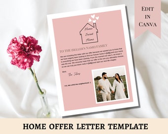 Dear Seller Letter Canva Template | Real Estate Personalized Letter | Dear Seller house Offer Letter | Simple Minimal Letter to Seller