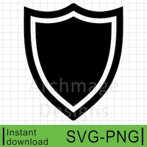 Sköld Dubbelkontur #11 - PNG & SVG
