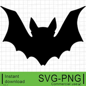 Bat, Suitable for Cutting & Engraving, SVG,PNG, Commercial Use, Instant Digital Download, Clipart