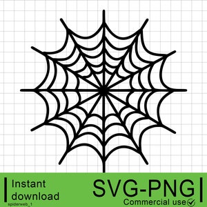 Spiderweb SVG,  Cobweb SVG, PNG, Cut File, Commercial Use, Instant Digital Download, Clipart