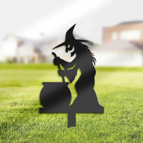 Metal Witch Yard Decor - Etsy