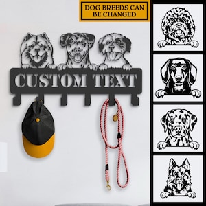 Appendiabiti Da Parete Per Cane Con Mensola - Acciaio Resistente - Foto 8