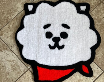 Tufted Handmade BT21 RJ Rug - Etsy