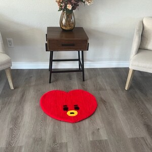Tufted Handmade BT21 RJ Rug - Etsy