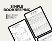 Easy Bookkeeping Template, Income Statement P&L (Google Sheet)