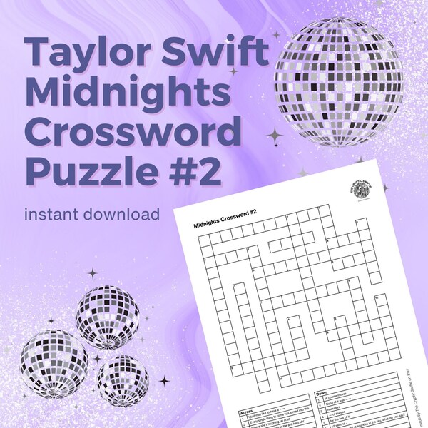 Midnights Taylor Puzzle Etsy
