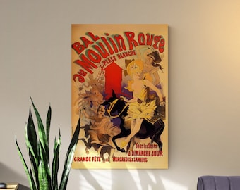 Moulin Rouge, pôster francês vintage