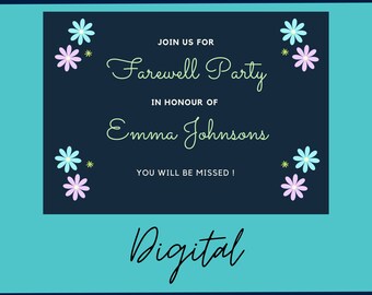 Farewell Party Invitation Farewell Invitation (Download Now) - Etsy
