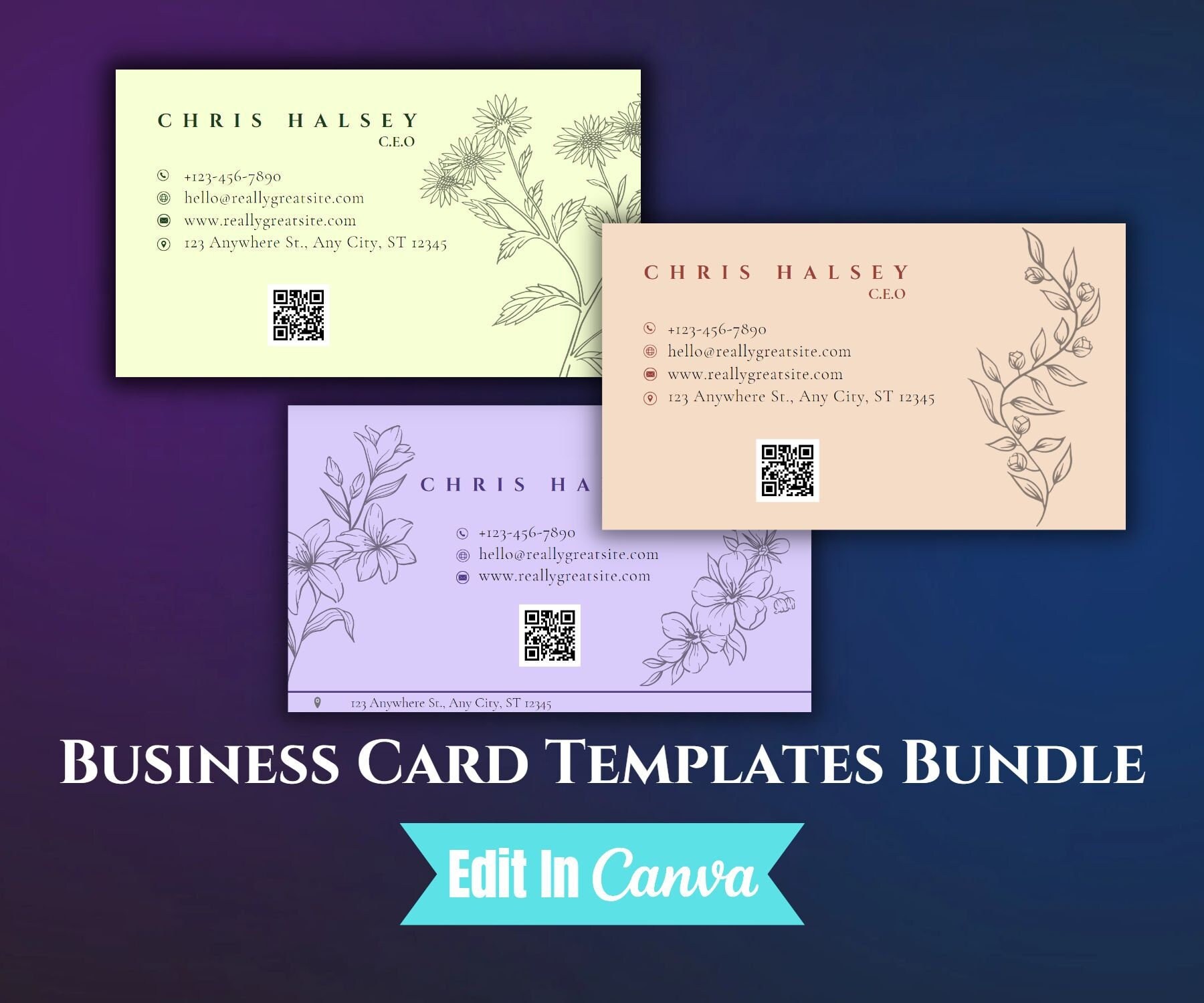 Digital Templates Bundle - Etsy