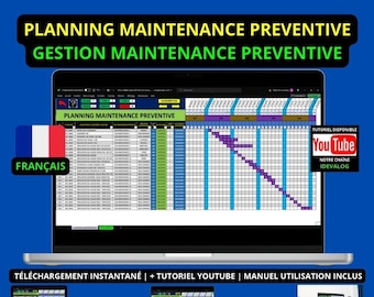 Preventive Maintenance Management in Excel | Preventive Maintenance in Excel / Preventive Maintenance Excel - Maintenance Planning Excel