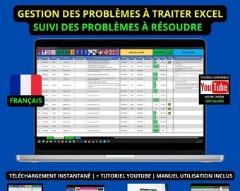 Issue Tracking Excel | Issue Tracker | Issue Tracking Excel Template | Planner | Action Tracker