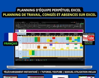 Pianificazione del lavoro, dei permessi e delle assenze in Excel / Pianificazione del lavoro in Excel / Pianificazione dei permessi in Excel / Pianificazione del personale
