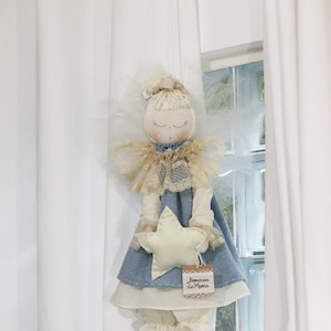 Boneca anjo, boneca, boneca personalizada, boneca artesanal, boneca decorativa, boneca de quarto, ótimo presente - forma artesanal Sweet Sweet Dolls Portugal