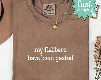 Comfort Colors® My Flabbers Have Been Gasted Shirt, Funny Humor Shirt, Flabbergasted Shirt, Gasted Shirt, Sarcastic Shirt, Gift Idea