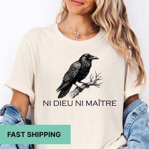 Ni Dieu Ni Maître Shirt, Anti-Authoritarian Shirt, No God No Master Shirt, Anti Trump Shirt, Protest Shirt, Anarchist Shirt, AntiTrump Shirt