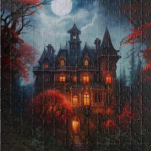Victorian mansion jigsaw puzzle | Spooky 1000 piece puzzle, Architecture puzzle for adults, Halloween puzzle box, Jig saw puzzles
