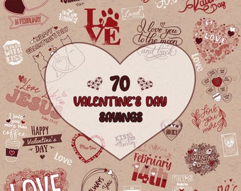 Valentine's stamps for Procreate | Valentine's Day greetings, Love brush bundle, Lovecore stamp brushes, Procreate color pages, Tattoo flash