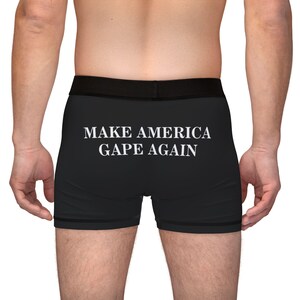 Anti MAGA Boxer Briefs: Funny Political Underwear