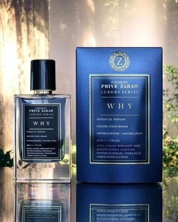 PriveZarah Luxury Series WHY by Paris Corner EDP 70ml - For Men - USA Stock